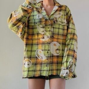 BDG Vibrant Plaid Shirt NWOT